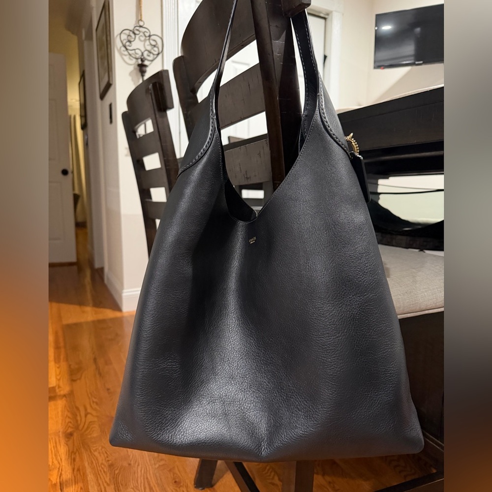 Coach Brooklyn 39 Black Leather